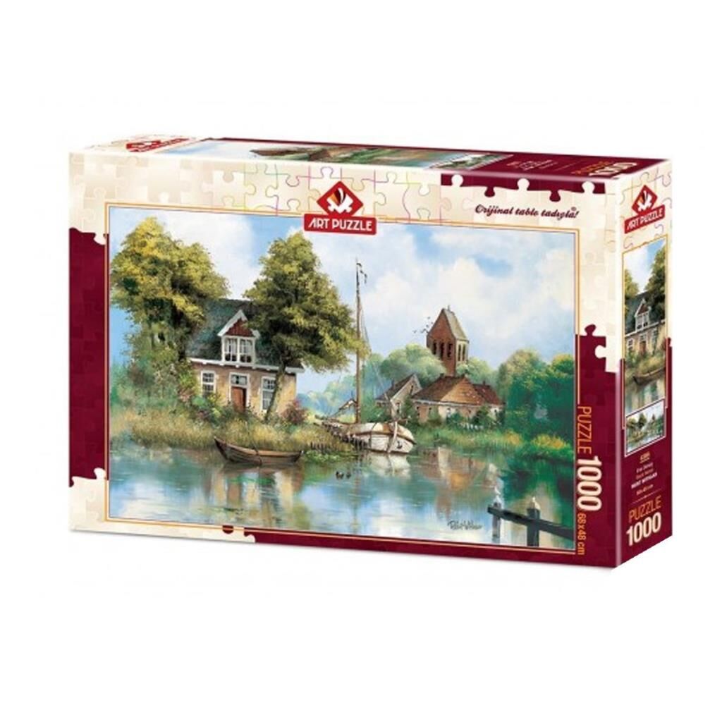 4386 Art Puzzle Eve Dönüş 1000 Parça Puzzle