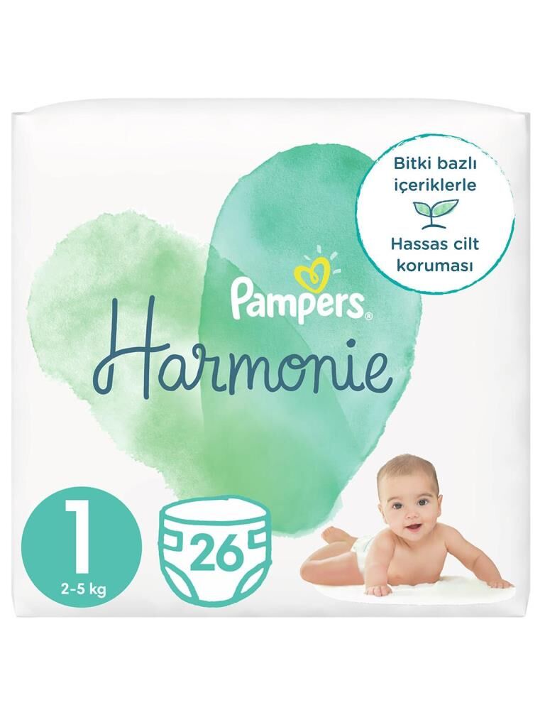 Nessiworld Prima Harmonie Bebek Bezi 1 Beden 26 Adet