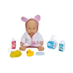 Nessiworld Sunman Bebelou Banyo Zamanı Bebek Seti 35 Cm