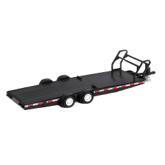 Nessiworld Mini GT 1/64 Car Hauler Trailer Black MGTAC19