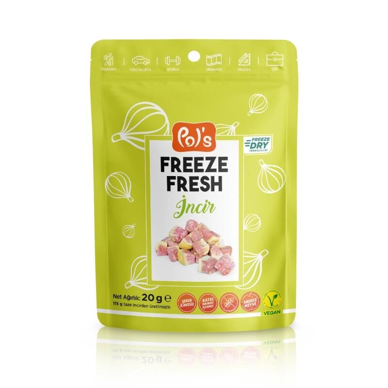 Nessiworld Pol’s Freeze Fresh Dondurularak Kurutulmuş İncir 20 g