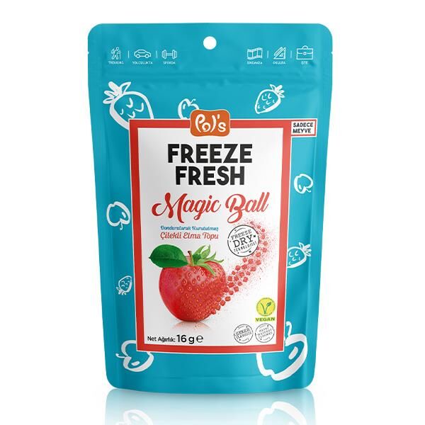 Nessiworld Pol’s Freeze Fresh Magic Ball Çilekli Elma Topu 16 gr