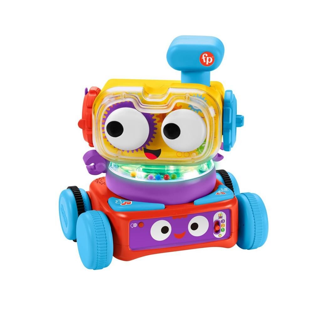 HCK43 Fisher-Price® 4'ü1arada Eğlenceli Robot, Türkçe-İngilizce, +6 ay