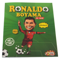 Nessiworld Ronaldo Çıkartmalı Maskeli Boyama Kitabı