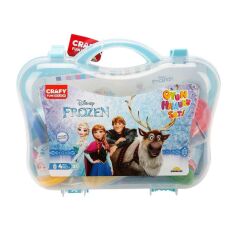 Nessiworld 1877 Crafy Frozen Çantalı Oyun Hamuru Seti 200 g 20 Parça