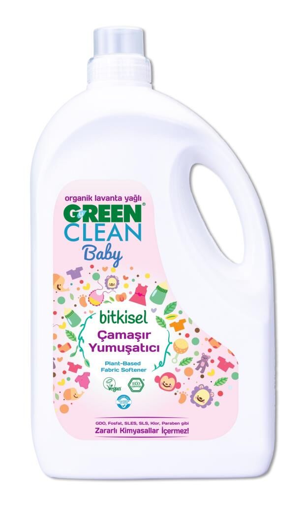 Nessiworld Green Clean Baby Bitkisel Çamaşır Yumuşatıcı 2750 ml