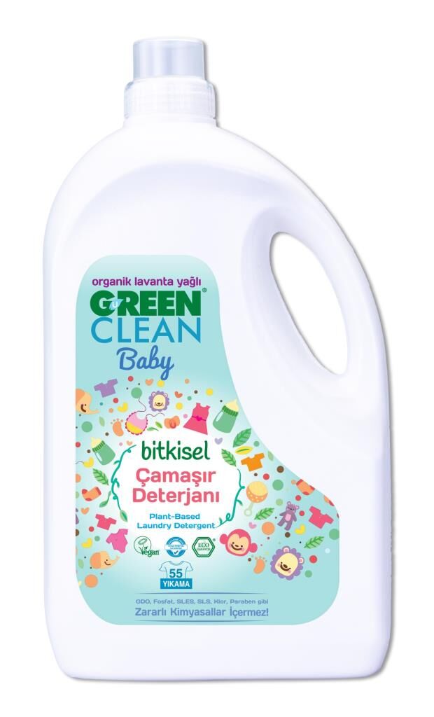 Nessiworld Green Clean Bitkisel Çamaşır Deterjanı 2750 ml (55 Yıkama)