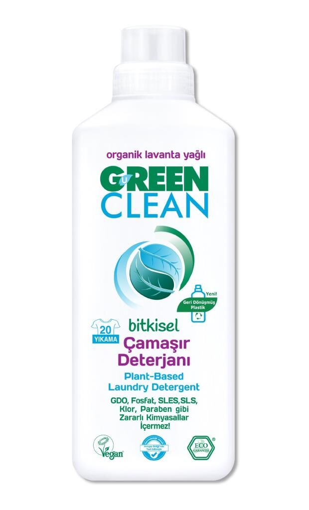 Nessiworld Green Clean Bitkisel Çamaşır Deterjanı 1000 ml (20 Yıkama)