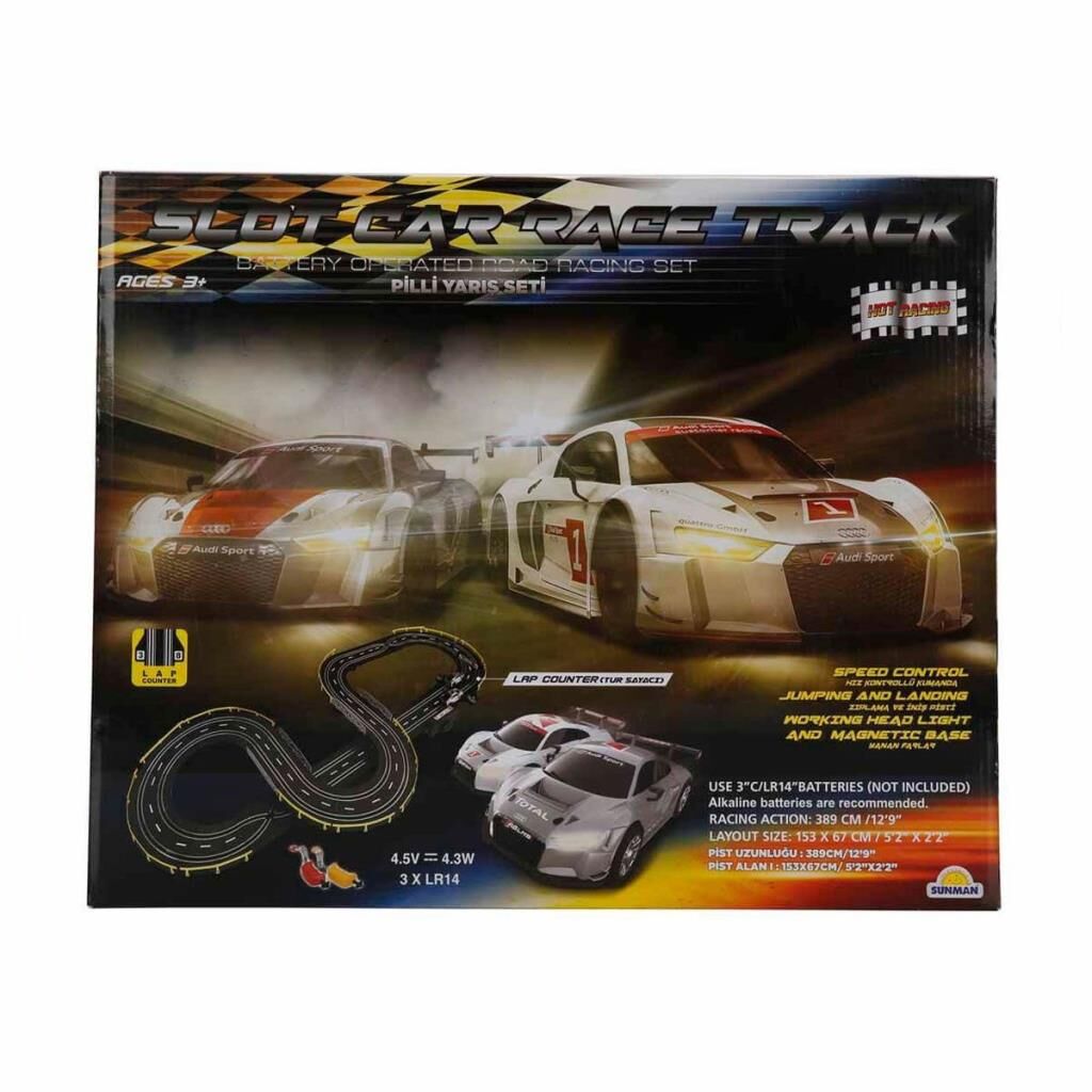 Nessiworld 62723 Slot Car Işıklı Yarış Seti -Sunman