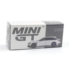 Nessiworld Mini Gt 1/64 ABT Audi RS6-R Glacier White Metallic