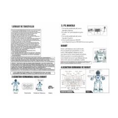 Nessiworld GAW--1088 Kumandalı İnteraktif Şarjlı Eğitici Eğlendirici Akıllı Büyük Robot