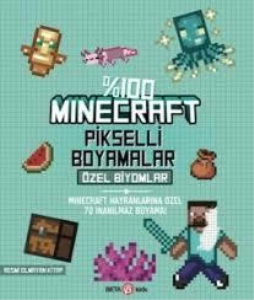 %100 Minecraft Pikselli Boyamalar Özel Biyomlar