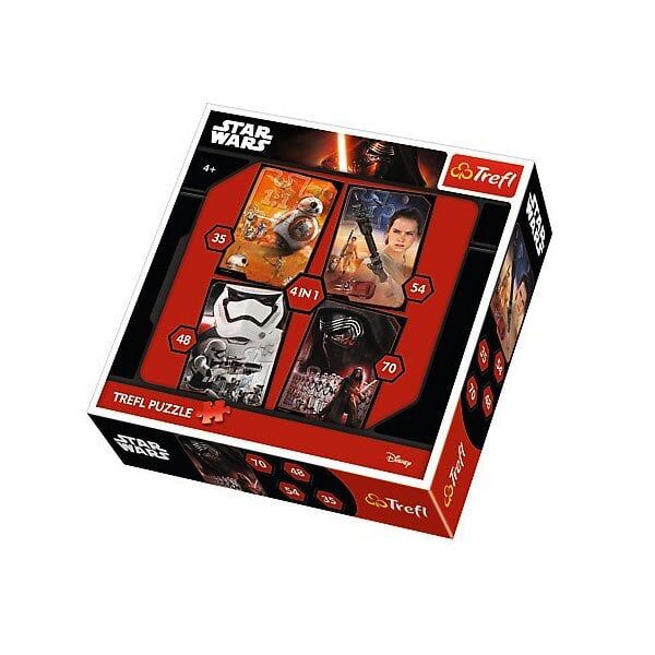 34263 Trefl Puzzle Star Wars Episode VII 4'lü 35+48+54+70 Parça Puzzle