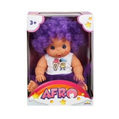 20040 Afro Kıvırcık Saçlı Bebek 23 cm -Sunman