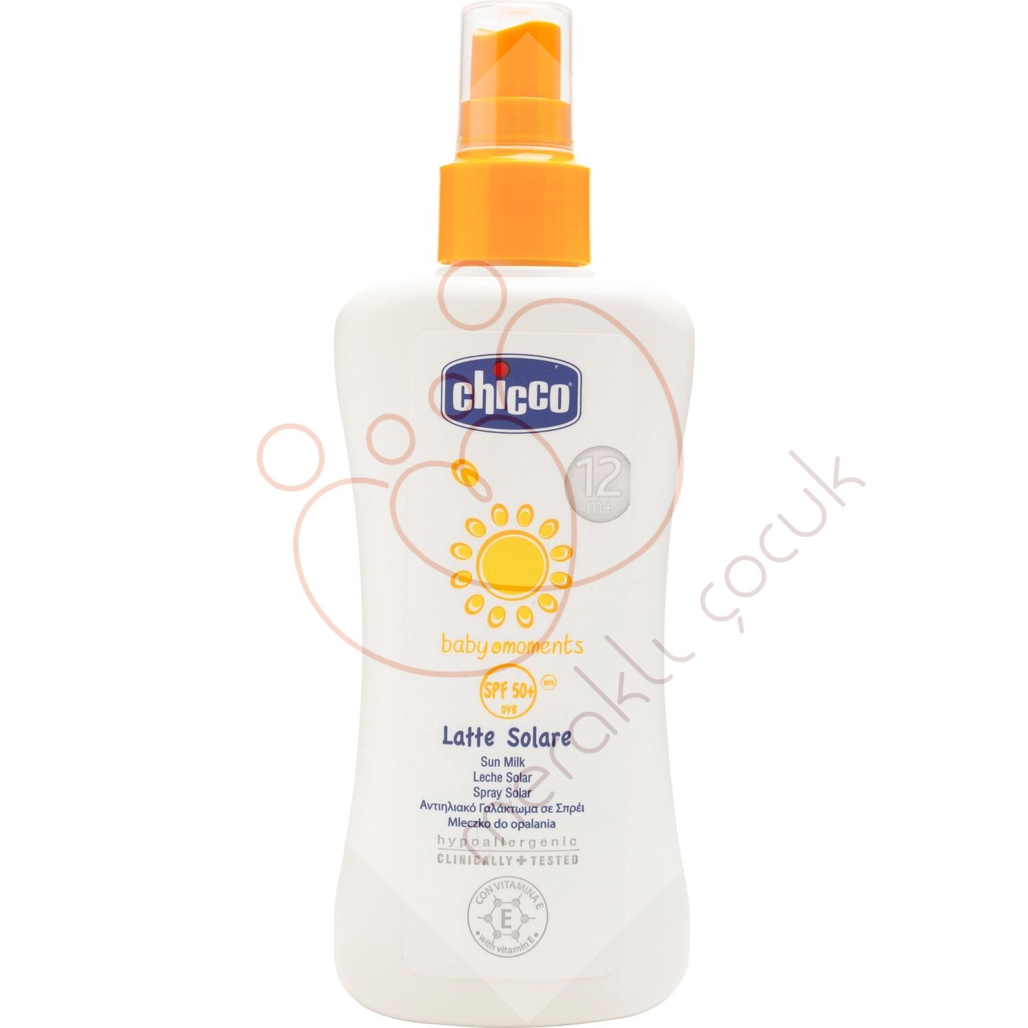 Chicco Güneş Sütü Sprey 150Ml - Spf 50+