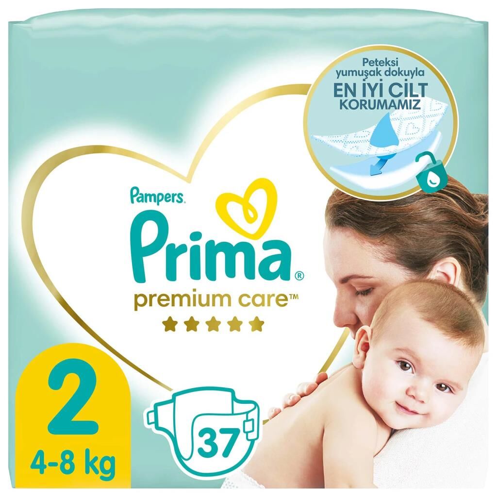 Nessiworld Prima Premium Care Bebek Bezi İkiz Paket 2 Beden 37 Adet