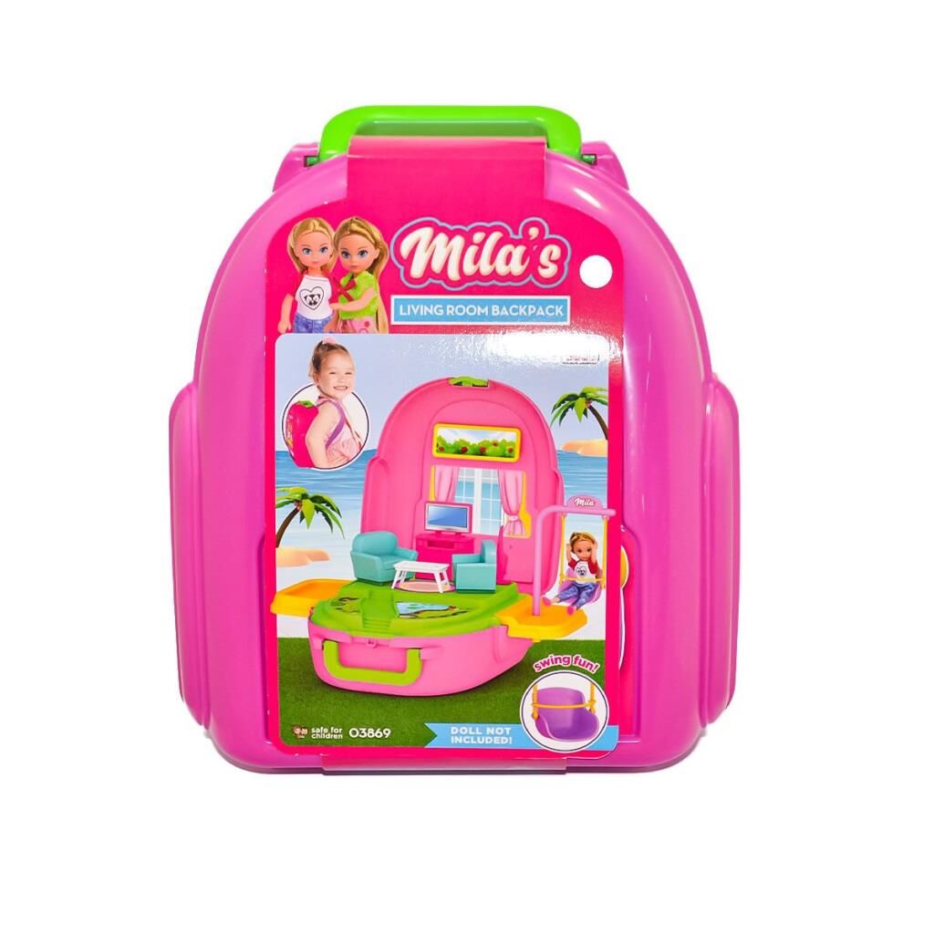 Nessiworld 03869 Mila'nın Oturma Odası Set Sırt Çantası - Fen toys