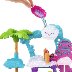 HHJ05 Polly Pocket Flamingo Araba Su Eğlencesi Seti