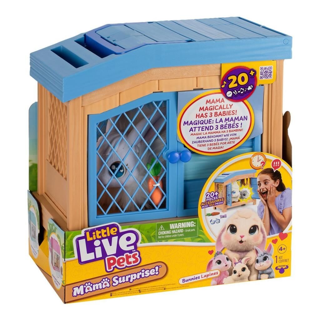 Nessiworld LP303000 Little Live Pets Anne Tavşan ve Yavruları Oyun Seti - 26593