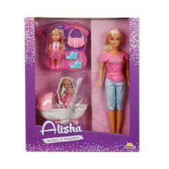 Nessiworld   3386 Alisha Mother & Daughter Mutlu Gezinti Alisha Bebek -Sunman