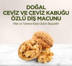 Nessiworld Eyüp Sabri Tuncer Doğal Diş Macunu 90 Gr Ceviz & Ceviz Kabuğu Özlü