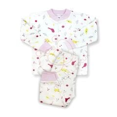 Sema Baby Happy Birds Bebek Pijama Takımı Pembe 0-3 Ay