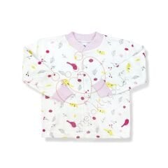 Sema Baby Happy Birds Bebek Pijama Takımı Pembe 0-3 Ay