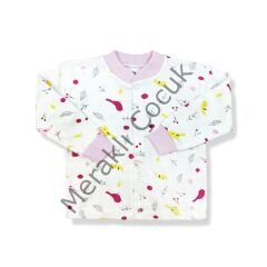 Sema Baby Happy Birds Bebek Pijama Takımı Pembe 6-9 Ay