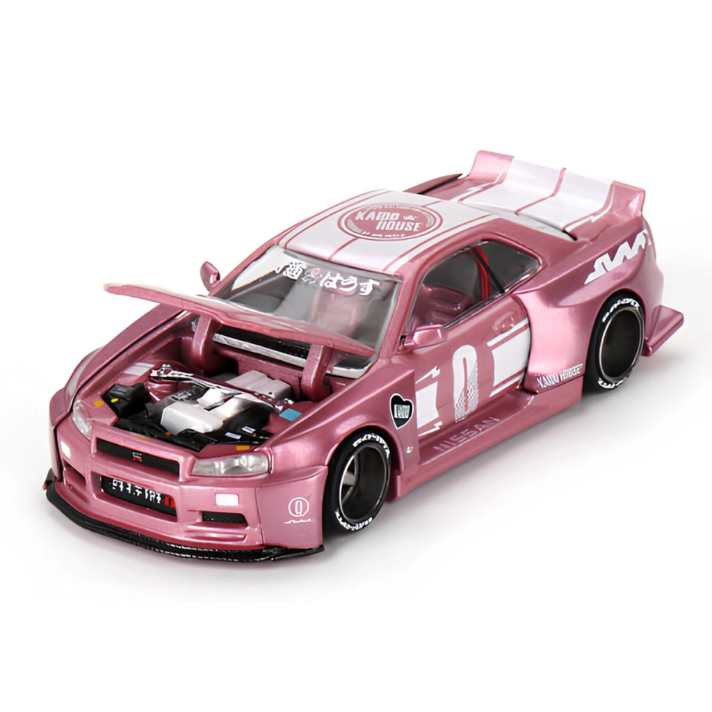 Nessiworld Mini GT 1/64 Nissan Skyline GT-R (R34) KAIDO RACING FACTORY V1