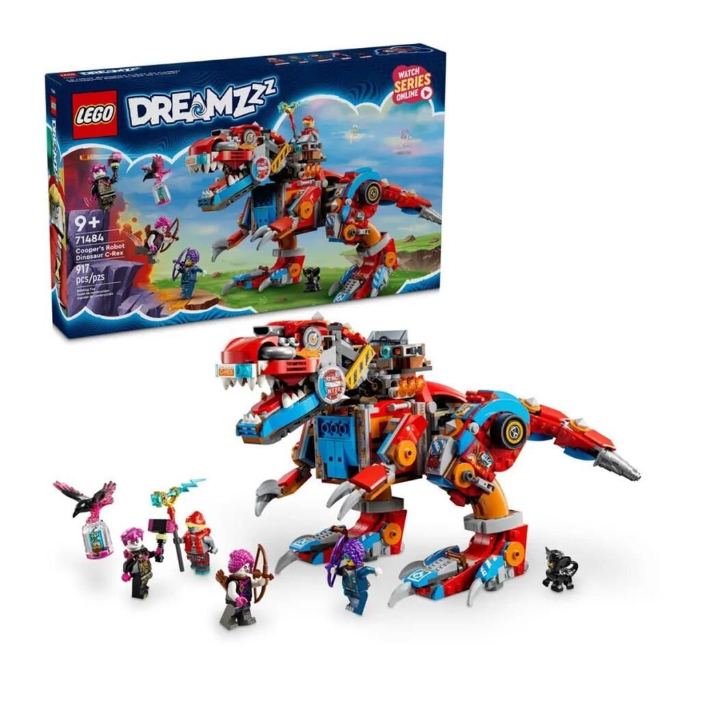 Nessiworld   71484 Lego DREAMZzz Cooperın Robot Dinozoru C-Rex 917 parça +9 yaş