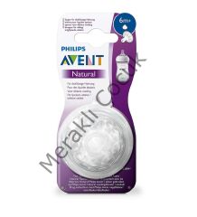 Philips Avent Natural Yoğun Akış Y Kesim +6 Ay 2li Biberon Emziği