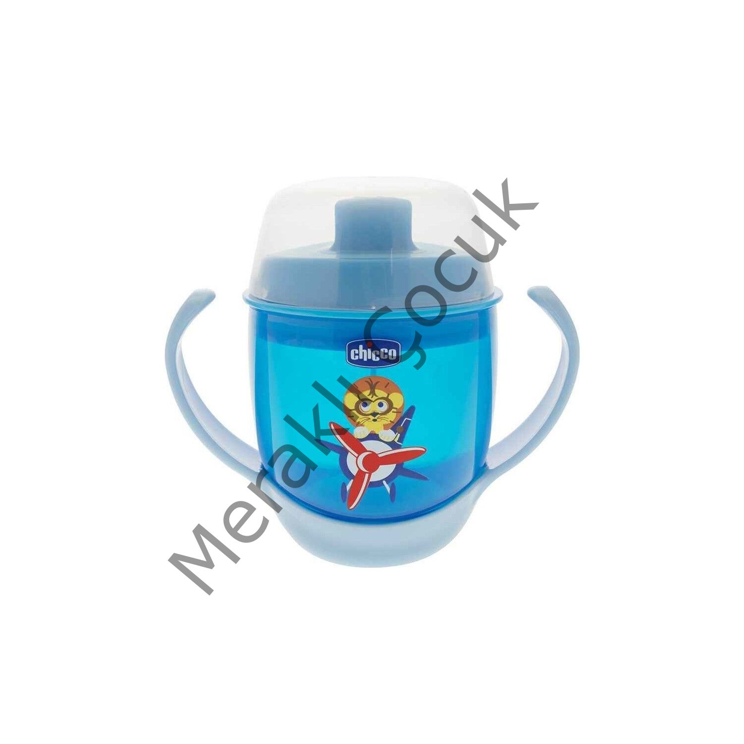 Chicco Bebek Mama Bardağı 180 ml 12+ Ay Mavi