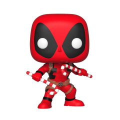 Nessiworld Funko POP Marvel Holiday Deadpool w/ Candy Canes