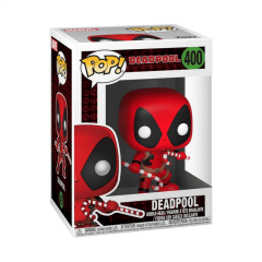 Nessiworld Funko POP Marvel Holiday Deadpool w/ Candy Canes