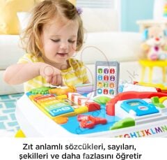 Fisher Price Eğlen & Öğren Eğitici Köpekçiğin Aktivite Masası (Türkçe ve İngilizce)