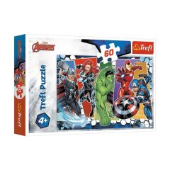 PUZZLE-17357 Marvel The Avengers 60 Parça Puzzle