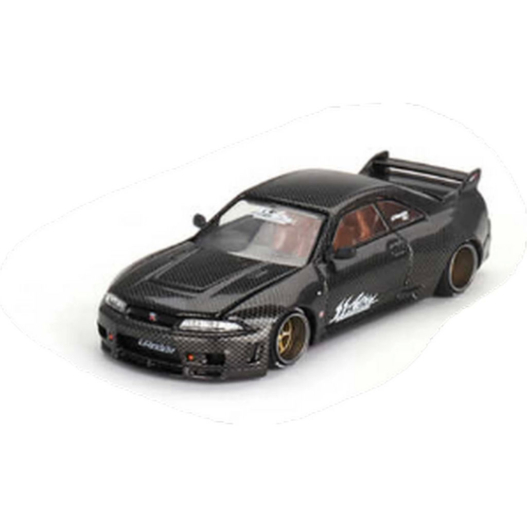 Nessiworld Mini Gt 1/64 Nissan Skyline GT-R (R33) Active Carbon R