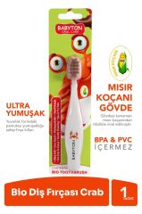 Nessiworld Nessiworld Babyton Bio Ultra Yumuşak Çocuk Diş Fırçası Yengeç