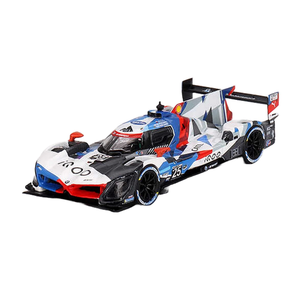 Nessiworld Mini Gt 1/64 BMW M Hybrid V8 #25 BMW M Team RLL 2023 IMSA Sebring 12 Hrs 2nd Place