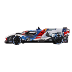 Nessiworld Mini Gt 1/64 BMW M Hybrid V8 #25 BMW M Team RLL 2023 IMSA Sebring 12 Hrs 2nd Place