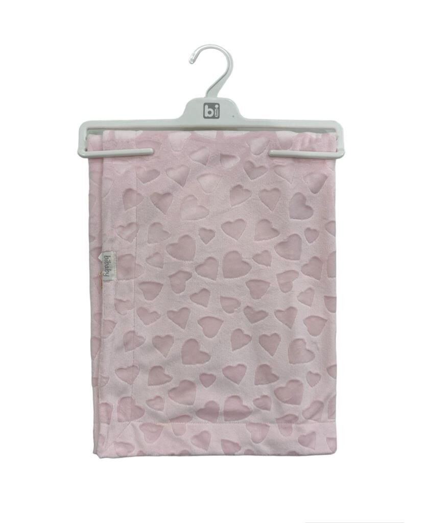 Nessiworld Nessiworld Bibaby Jacquard Heart 82x90 Battaniye 64727 Pink