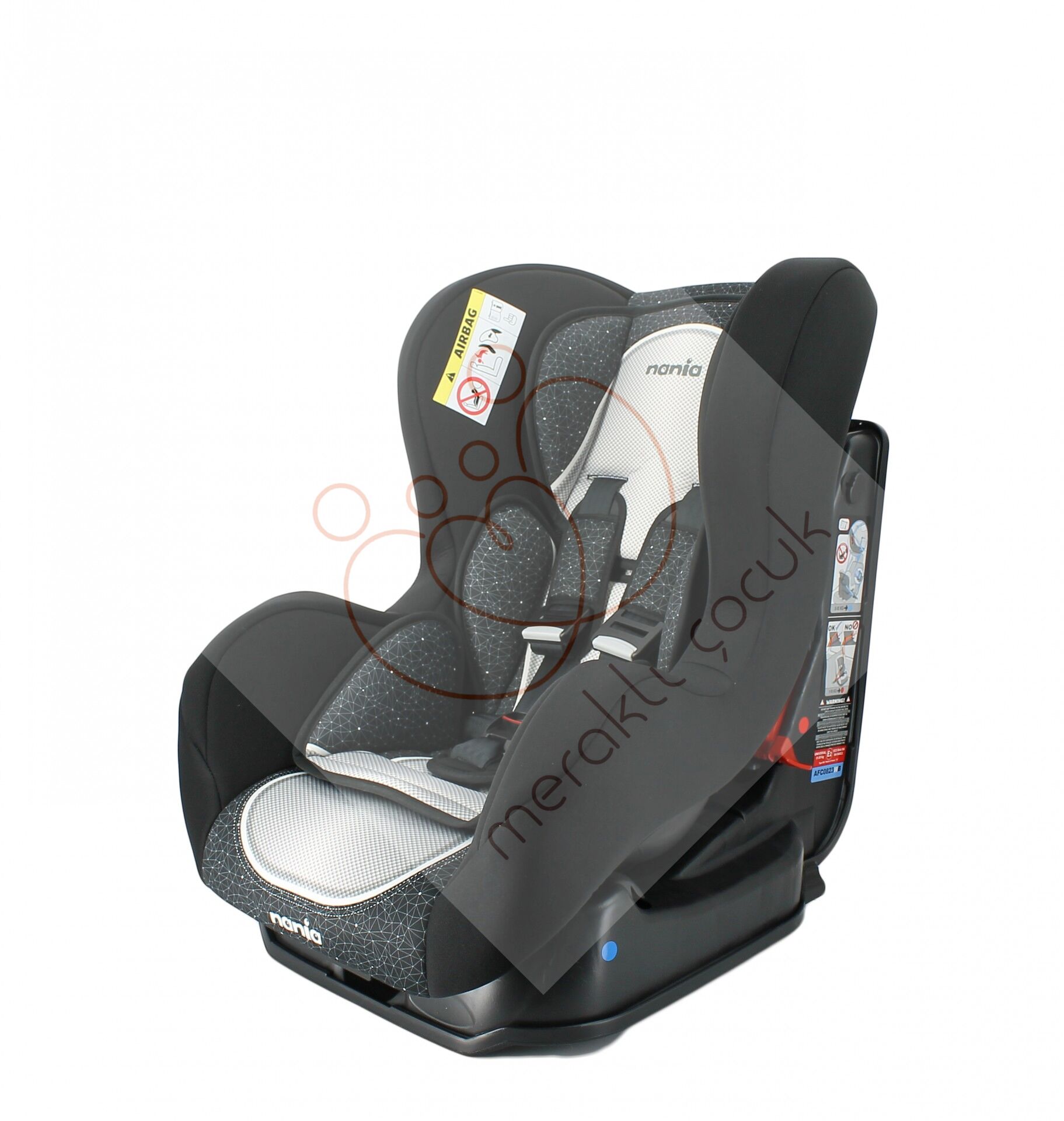 ComfyMax Lux 0-25 kg Oto koltuğu Black