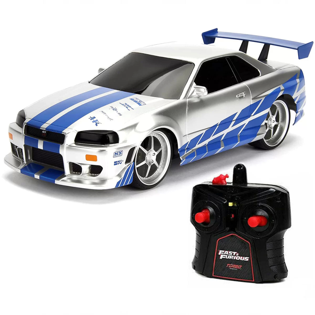 Nessiworld 1:16 Fast & Furious Kumandalı Brian's Nissan Skyline GT-R Turbo Araba