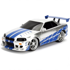 Nessiworld 1:16 Fast & Furious Kumandalı Brian's Nissan Skyline GT-R Turbo Araba