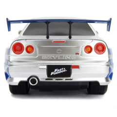 Nessiworld 1:16 Fast & Furious Kumandalı Brian's Nissan Skyline GT-R Turbo Araba