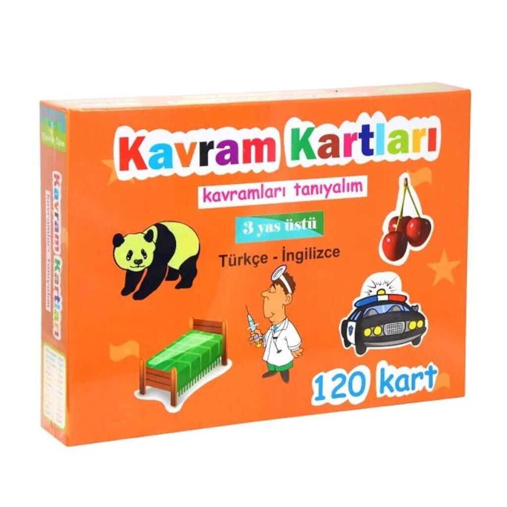 Nessiworld KZL-145 Kavram Kartları 120 Kart -Kızılkaya