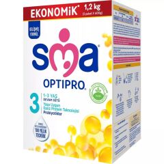 Nessiworld SMA Optipro Probiyotik 3 Bebek Devam Sütü 1-3 Yaş 1200 Gr