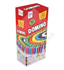 Bemi Oyuncak Doğal Ahşap Domino 100 Parça