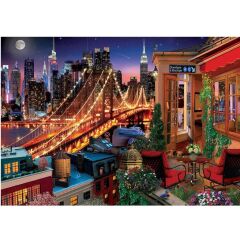 Nessiworld 5376 Art Puzzle Terastan Brooklyn 1500 parça Puzzle / +15 yaş