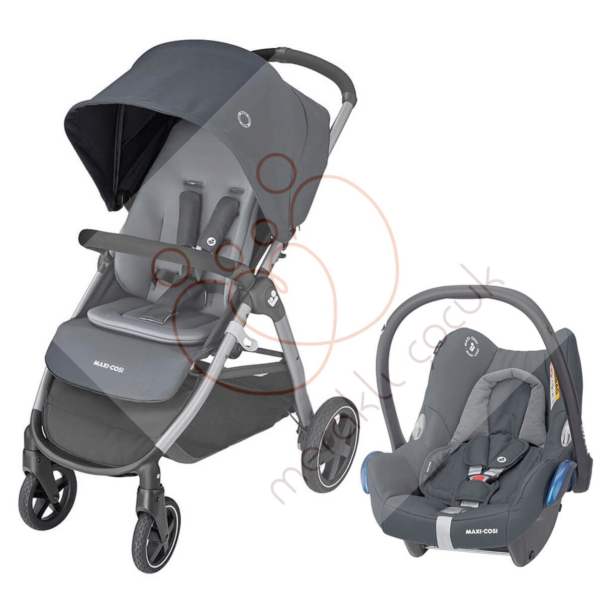 Maxi-Cosi Gia Travel Sistem Bebek Arabası / Essential Graphite